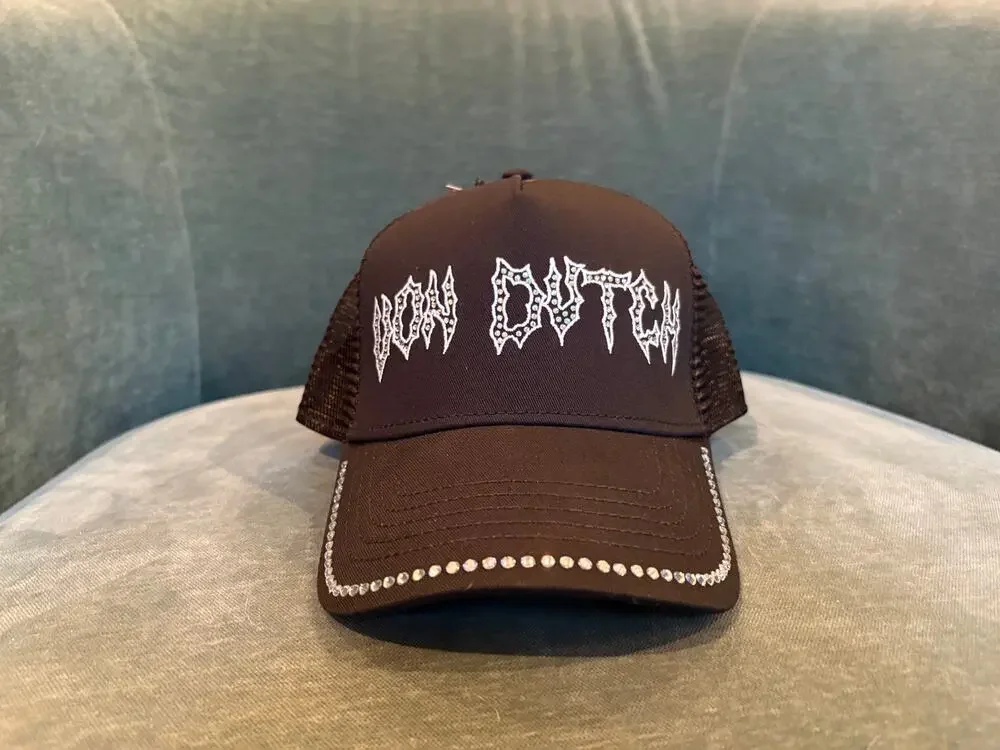 Von Dutch Trucker Hat with Dazzling Rhinestones